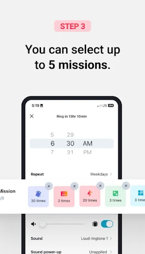 alarmy alarm clock sleep s4