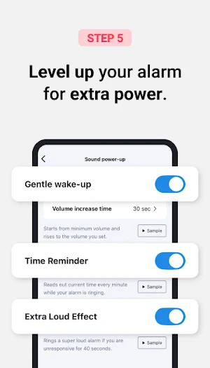 alarmy alarm clock sleep s6