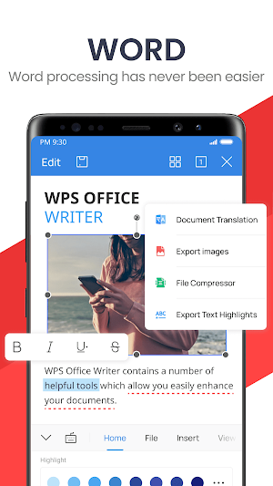 wps office pdf word sheet ppt s3